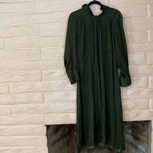 Deep green Zara dress